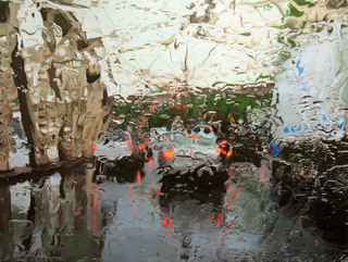 Illustration for article titled Estos asombrosos óleos recrean la lluvia igual que fotografías